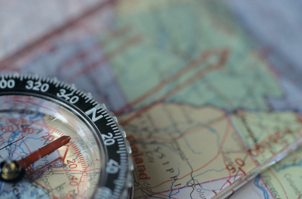 Kompas als navigatiemiddel